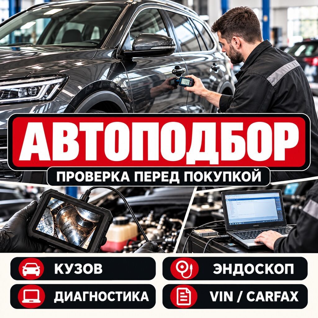 Полная проверка — 1800 сом Автоподбор • Машина текшерүү: фото 1