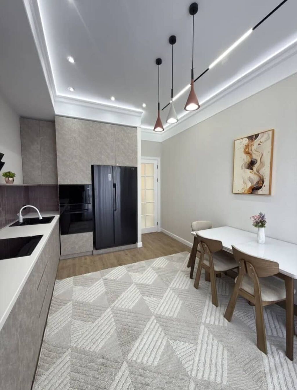 3 комнаты, 100 м², Советская/Скрябина 16 этаж, Дизайнерский ремонт: фото 7