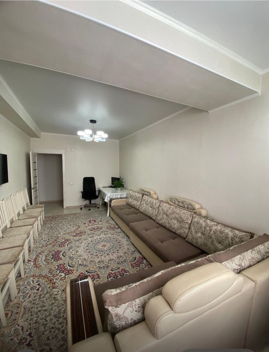 2 комнаты, 62 м², Кара-Жыгач ж/м Элитка, 8 этаж, Евроремонт: фото 2