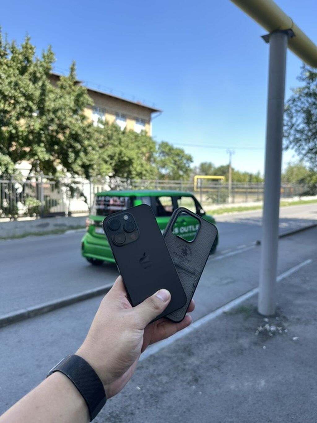 IPhone 14 Pro, Б/у, 128 ГБ, Black Titanium, 84 %: фото 7