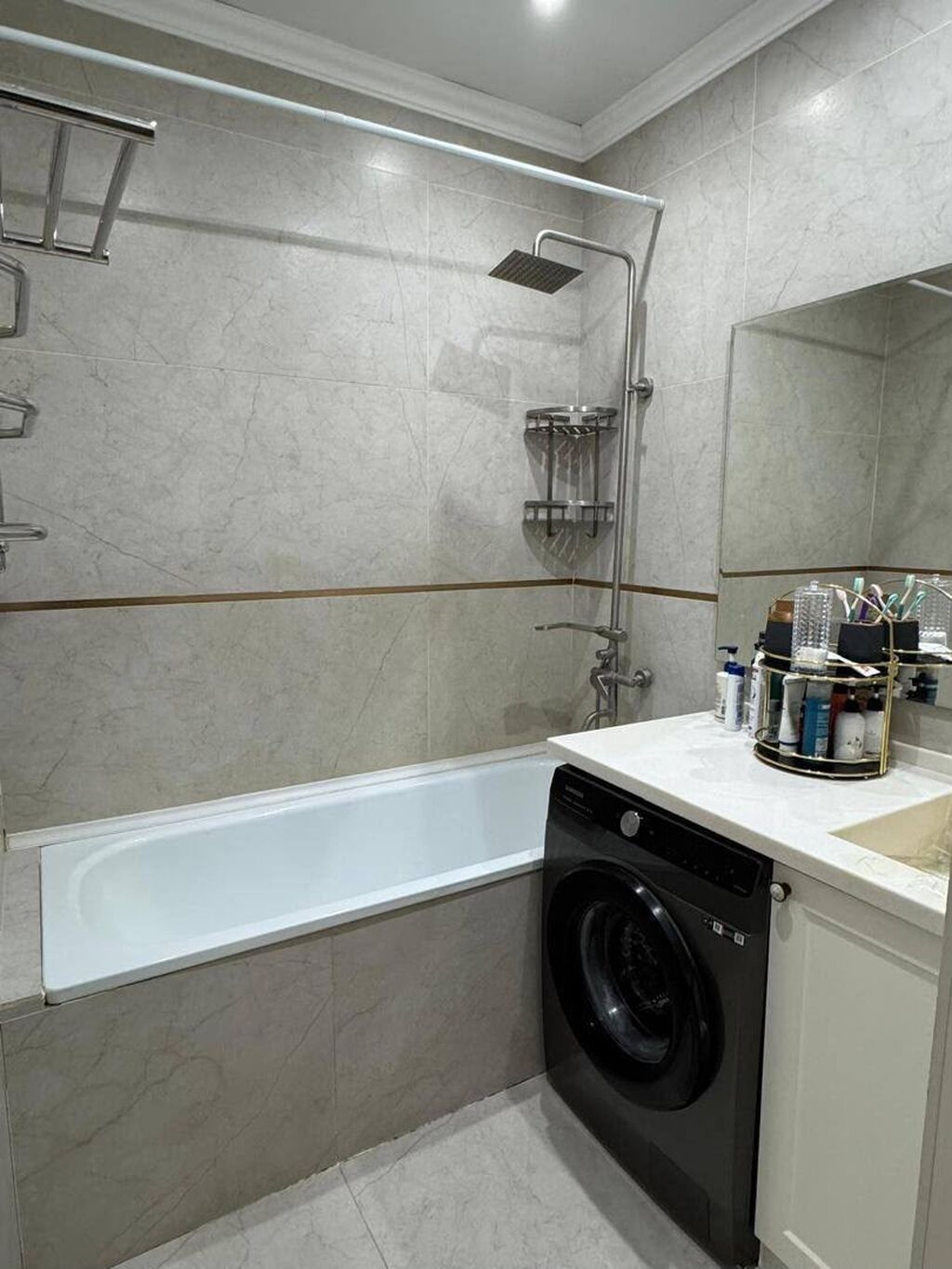 2 комнаты, 100 м², Джал мкр (в т.ч. Верхний, Нижний, Средний) 106 серия улучшенная, 7 этаж, Евроремонт: фото 6