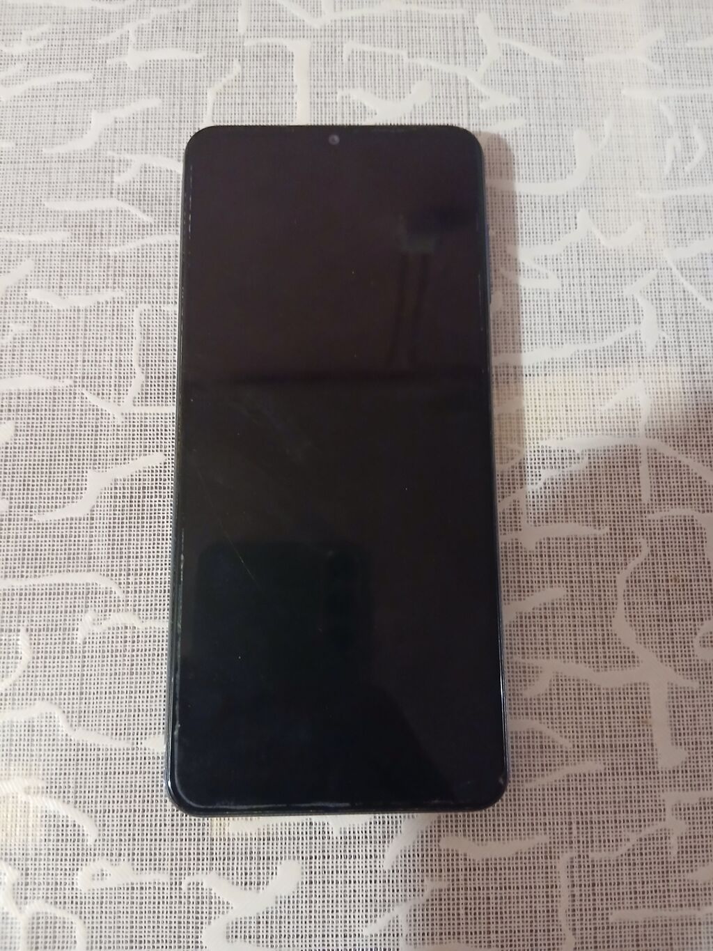 Samsung Galaxy A12, 32 GB, rəng - Mavi, Barmaq izi