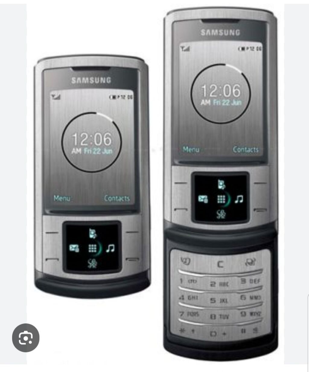 Samsung: Samsung klizni telefon – metalik siva završna obrada - Klizni