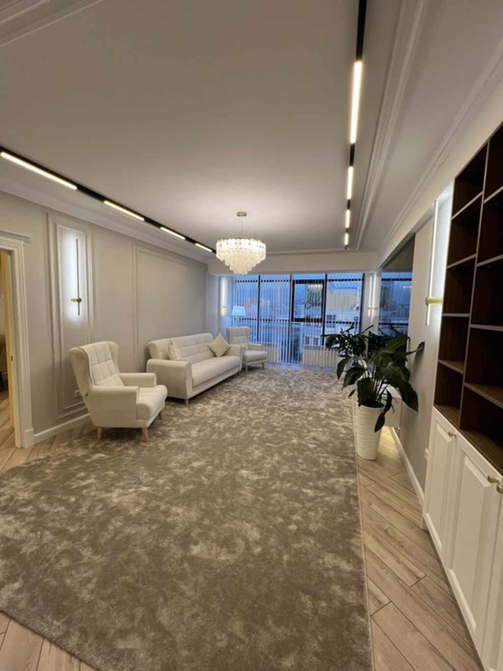 3 комнаты, 103 м², Средний Джал Элитка, 11 этаж, Дизайнерский ремонт: фото 1