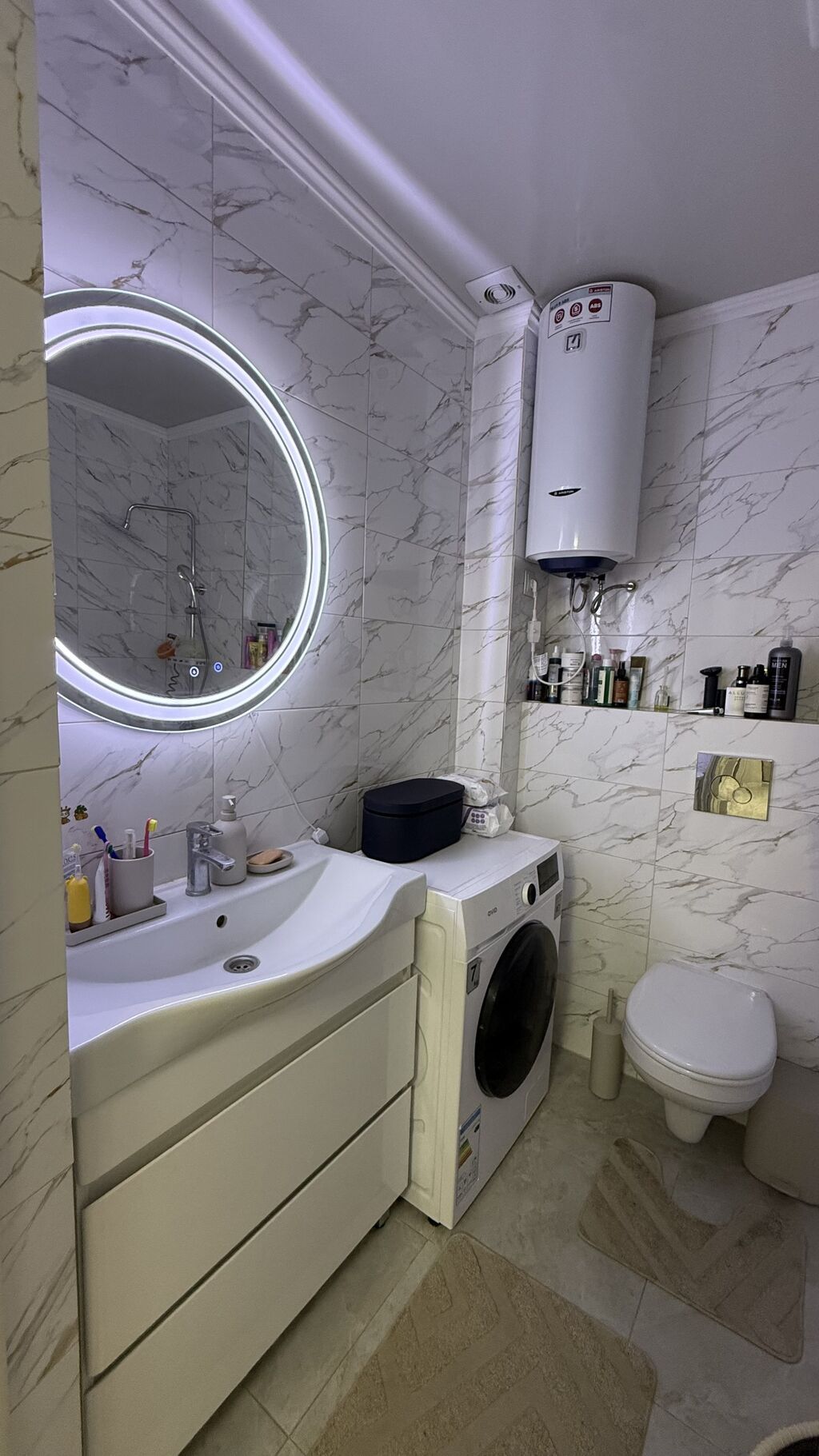 1 комната, 48 м², Джальская больница Элитка, 7 этаж, Дизайнерский ремонт: фото 7