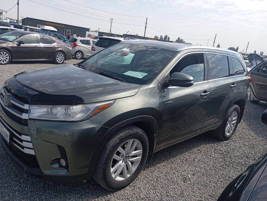 Toyota Highlander: 2018 г., 3.5 л, Автомат, Гибрид, Кроссовер: фото 1