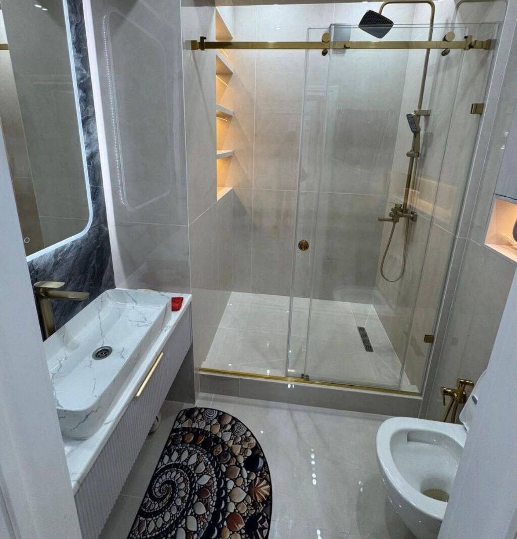 2 комнаты, 66 м², Ата-Тюрк парк Элитка, 2 этаж, Дизайнерский ремонт: фото 8