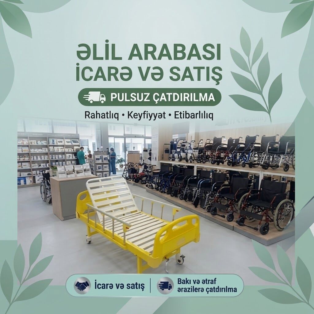 Məhsul/xidmət: Əlil arabaları – icarə və satış Təsvir: - Müxtəlif
