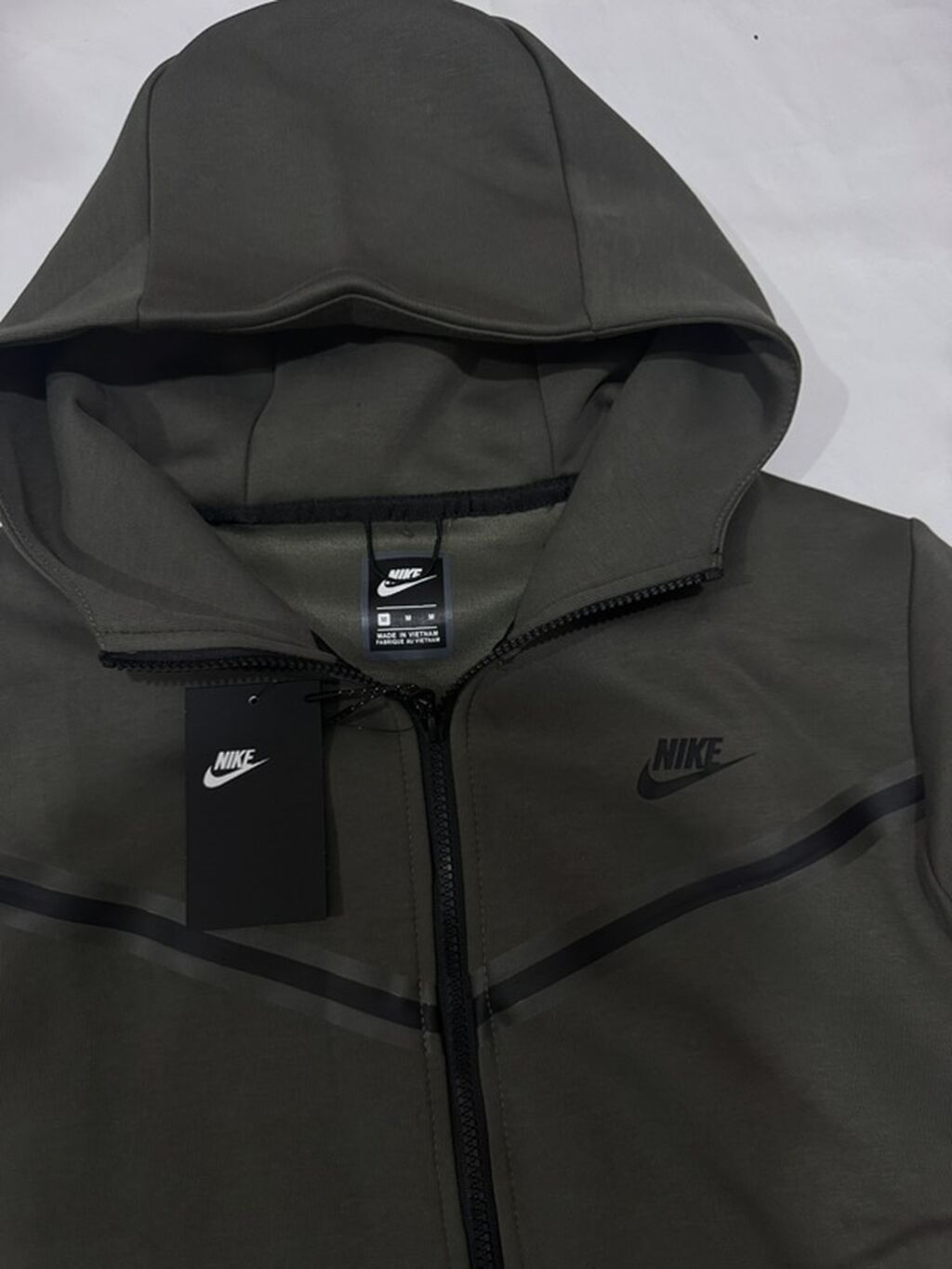 Мужская толстовка, M, Nike, Новый, цвет - Зеленый, Самовывоз: фото 2