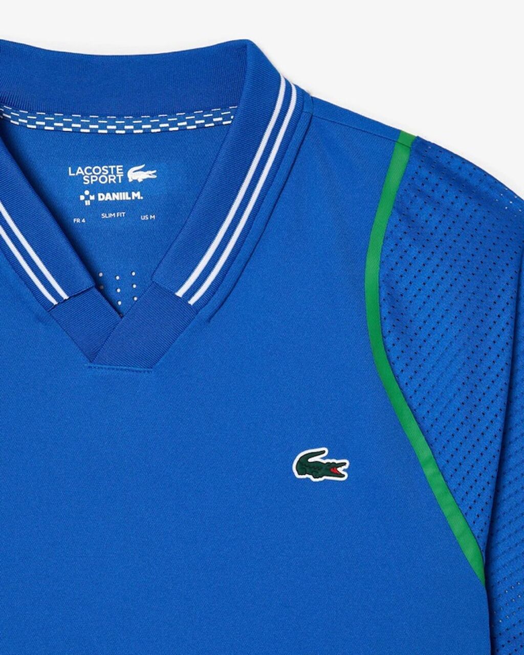 Мужская футболка, XS, S, Lacoste, Новый, цвет - Синий, Самовывоз — фото 2