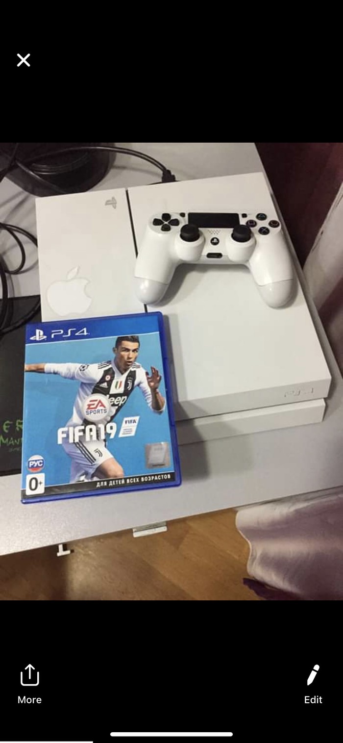 PS4 (Sony Playstation 4): Ps4 + fifa 19 wp - lalafo.az Bakı şəhərində Ps4 + fifa 19 wp