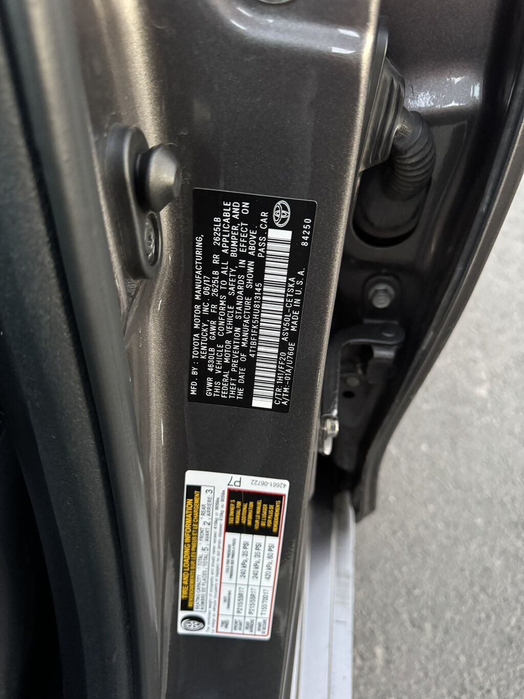 Toyota Camry: 2017 г., 2.5 л, Автомат, Бензин, Седан: фото 5