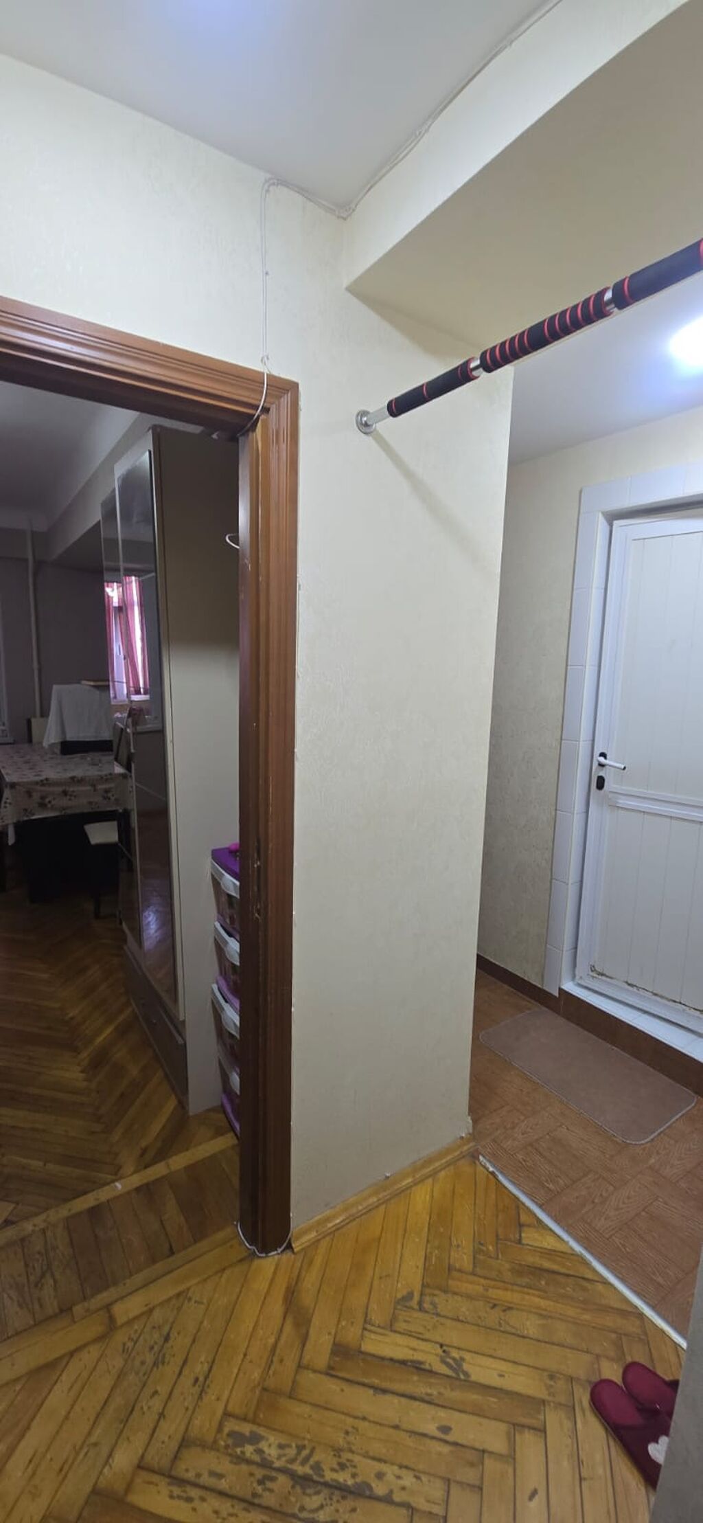 1 otaqlı mənzil – daxili planlaşdırma - Geniş, işıqlı mətbəx-balkon