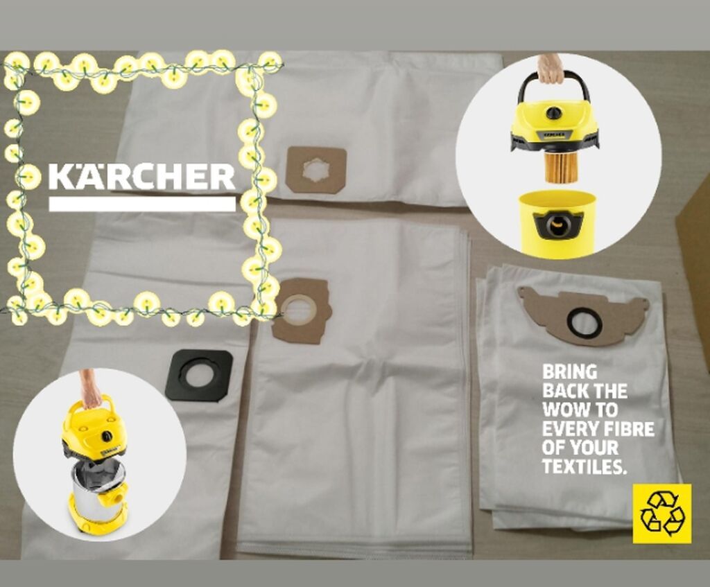 Мешок на пылесос Мешки для KARCHER WD Карчер Керхер Строительные — фото 2