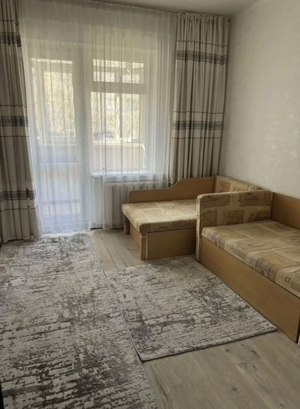 2 комнаты, 52 м², Асанбай мкр 105 серия, 1 этаж, Косметический ремонт: фото 2