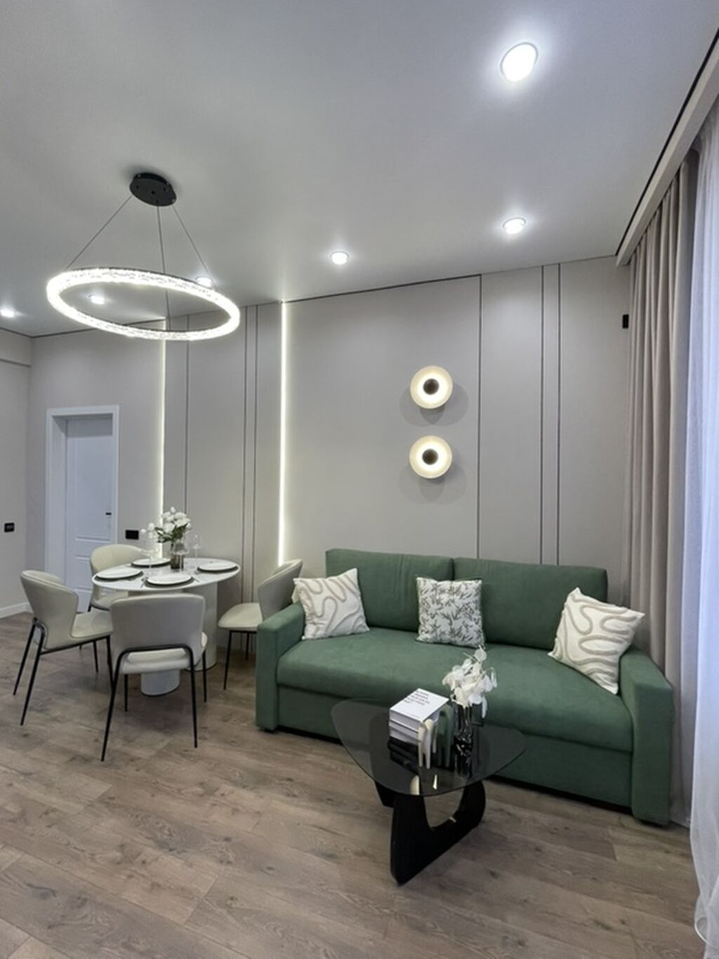 2 комнаты, 58 м², Элитка, 7 этаж, Евроремонт: фото 2