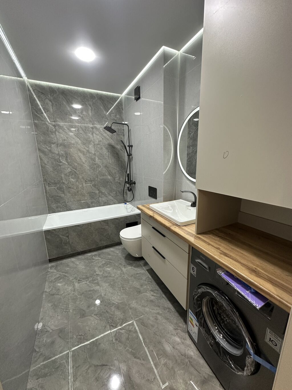 2 комнаты, 66 м², Кок-Жар мкр Элитка, 12 этаж, Дизайнерский ремонт: фото 3