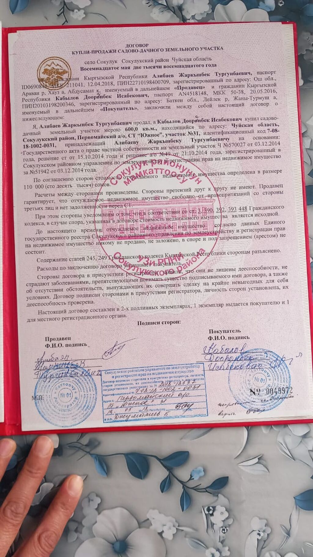 600 соток, Красная книга: фото 5