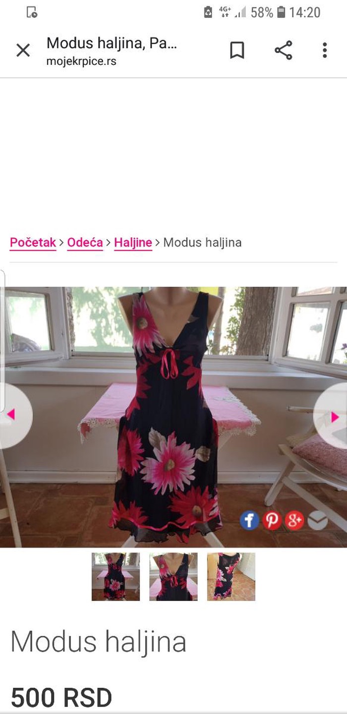 Haljine: Prelepa cvetna haljina, modus, m na lalafo.rs Prelepa cvetna haljina, modus, m - Beograd
