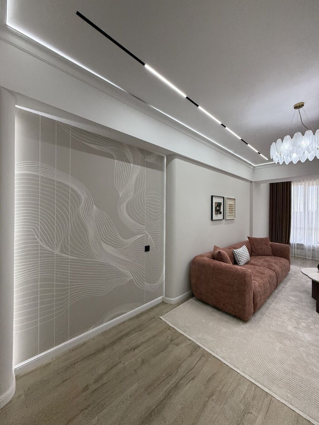 2 комнаты, 68 м², Элитка, 8 этаж, Дизайнерский ремонт: фото 8