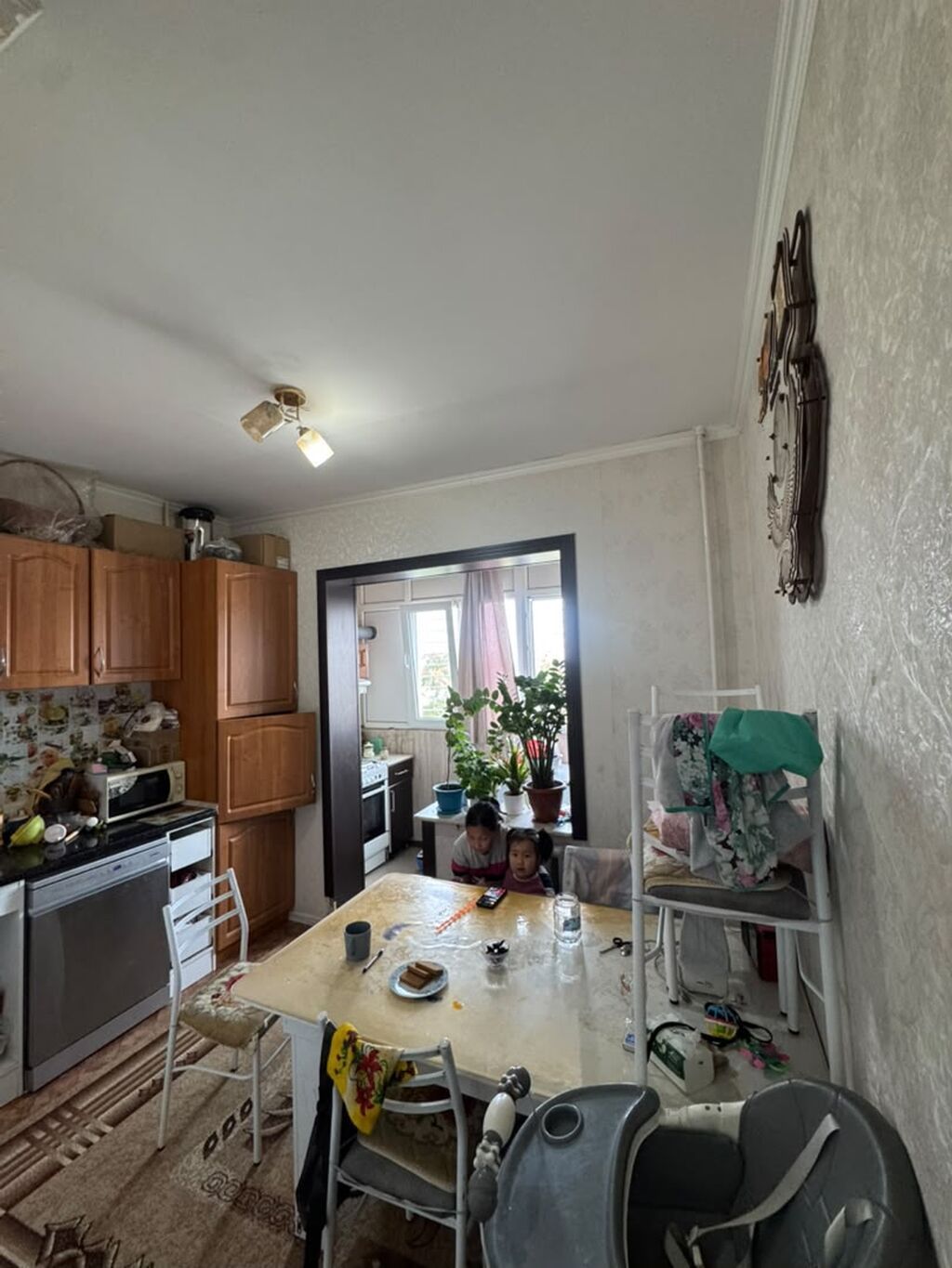 1 комната, 35 м², Тунгуч мкр 106 серия, 4 этаж, Требуется ремонт: фото 2