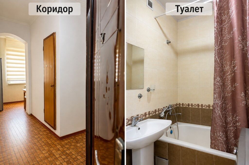 1 комната, 44 м², 105 серия, 9 этаж, Свежий ремонт: фото 4