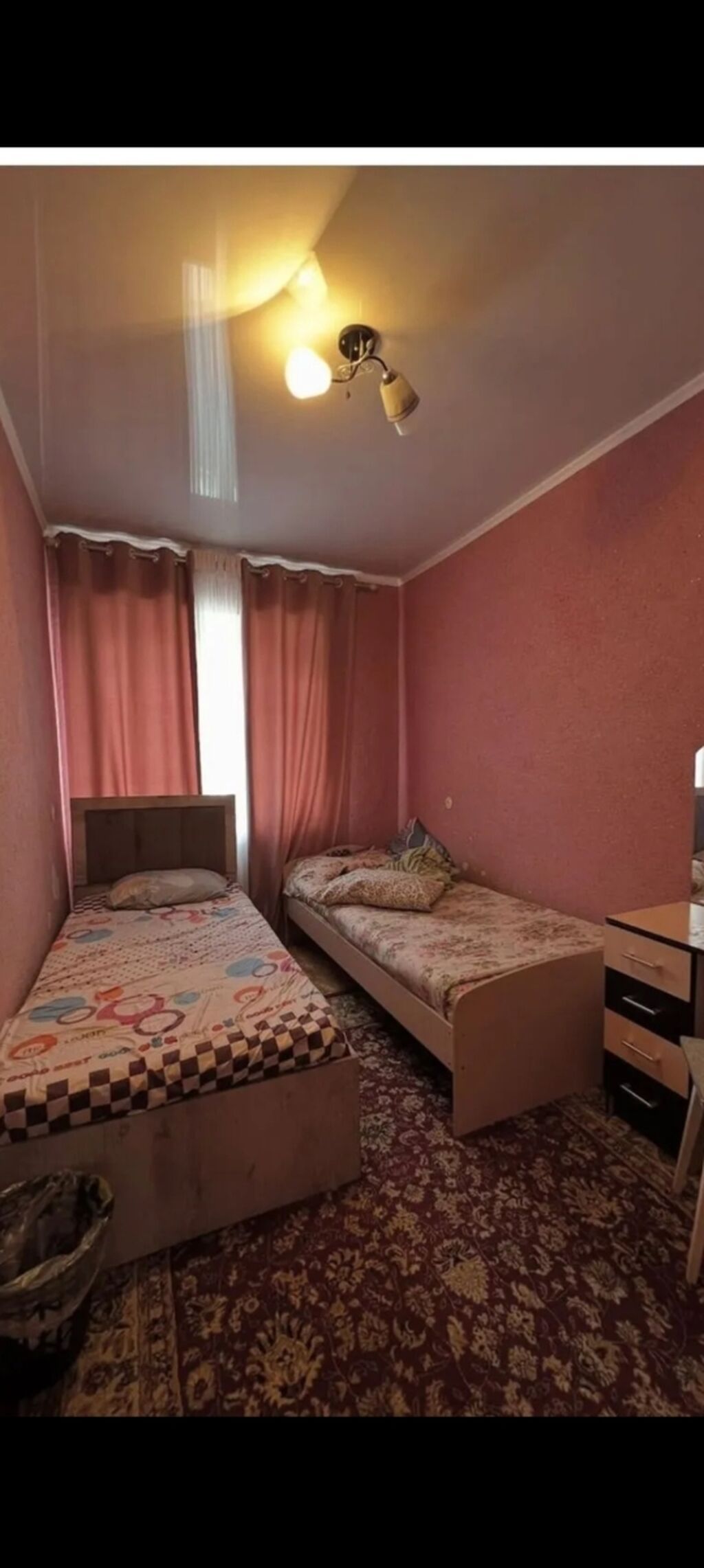 57 м², 3 комнаты, Парковка, Забор, огорожен