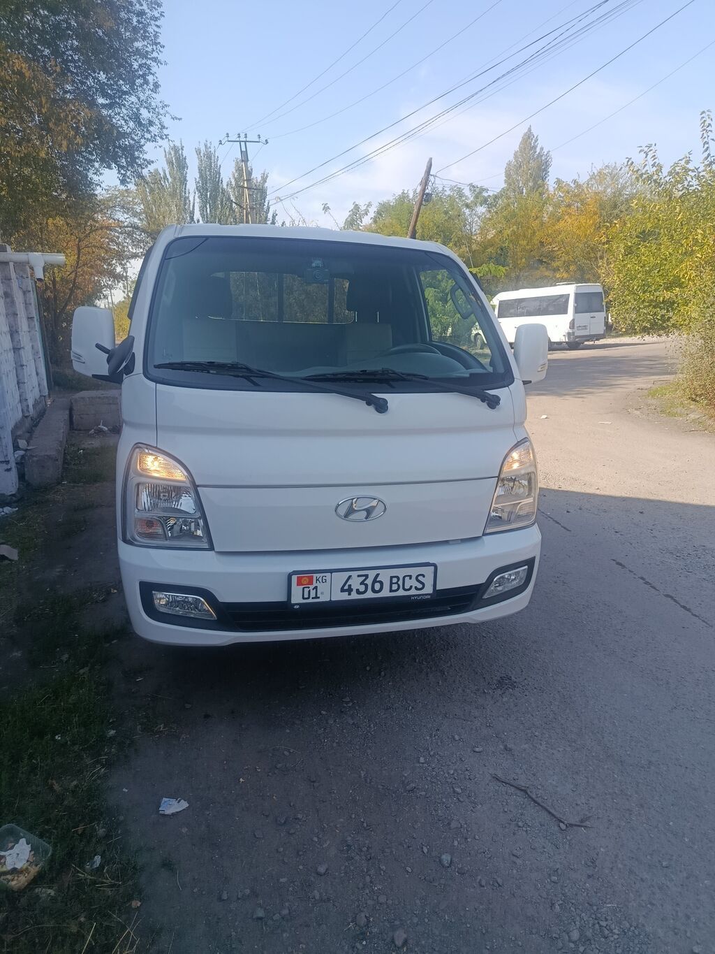 Портер свежепригнан Hyundai Porter II, бортовой грузовик белого: фото 2