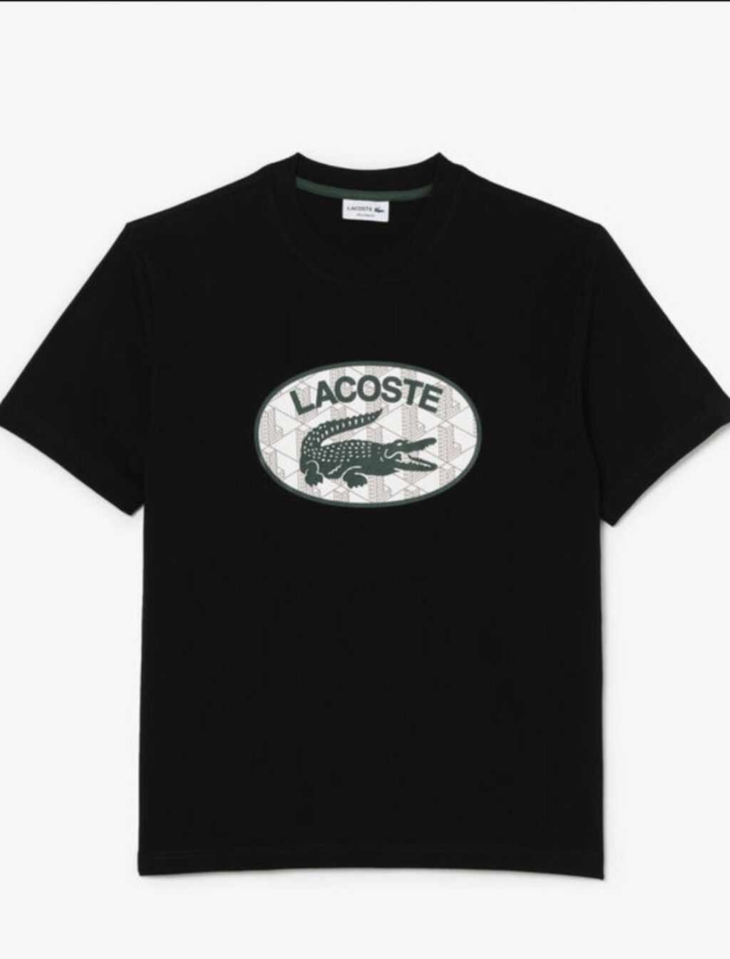 Мужская футболка, 2XL, Lacoste, Новый, цвет - Черный, Самовывоз — фото 4