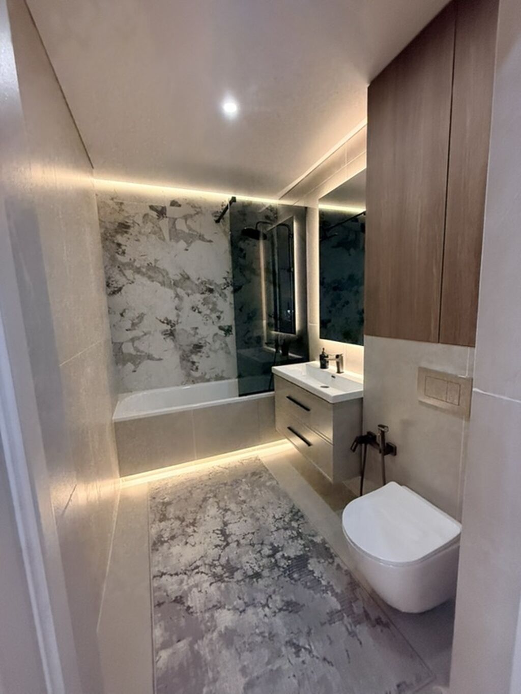 2 комнаты, 53 м², Сары-Челек ж/м Элитка, 6 этаж, Дизайнерский ремонт: фото 6