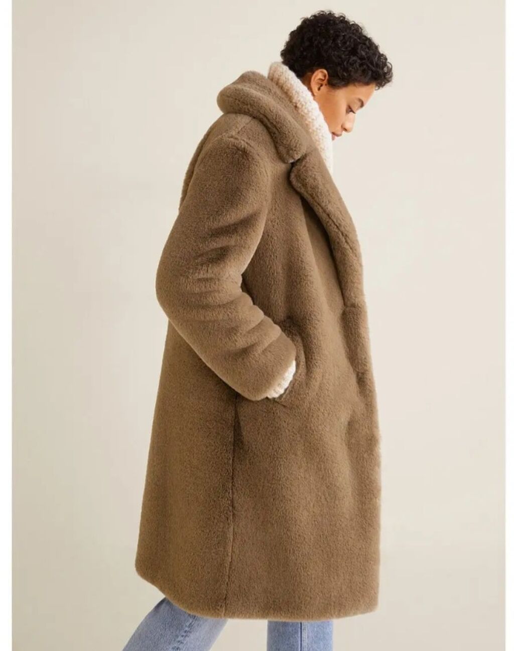 Шуба манго теди (оригинал в новом состоянии одета пару раз цена 3000т: фото 4