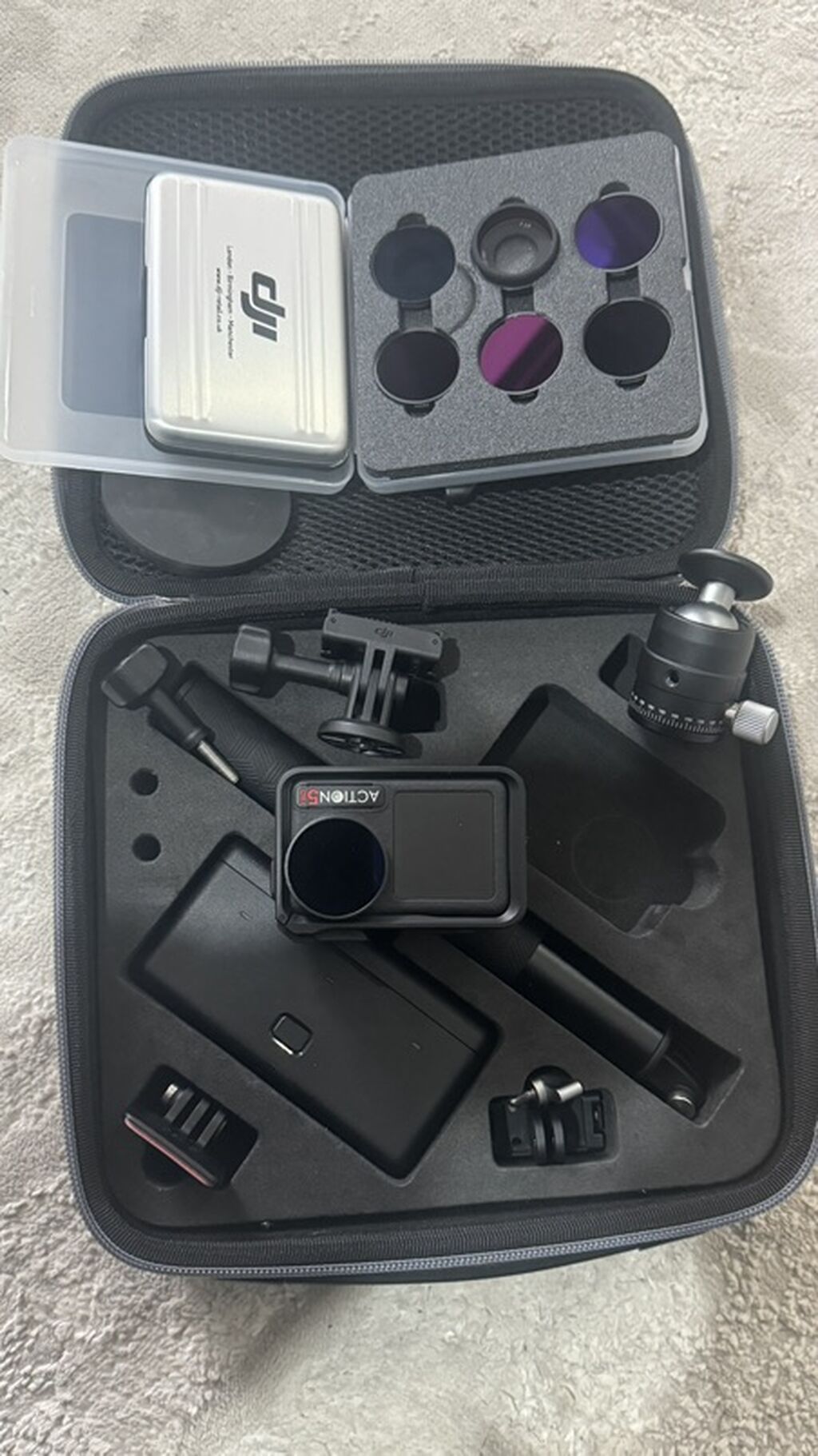 Экшн-камера DJI Action 3 в комплекте аксессуаров Что входит: - Камера: фото 1
