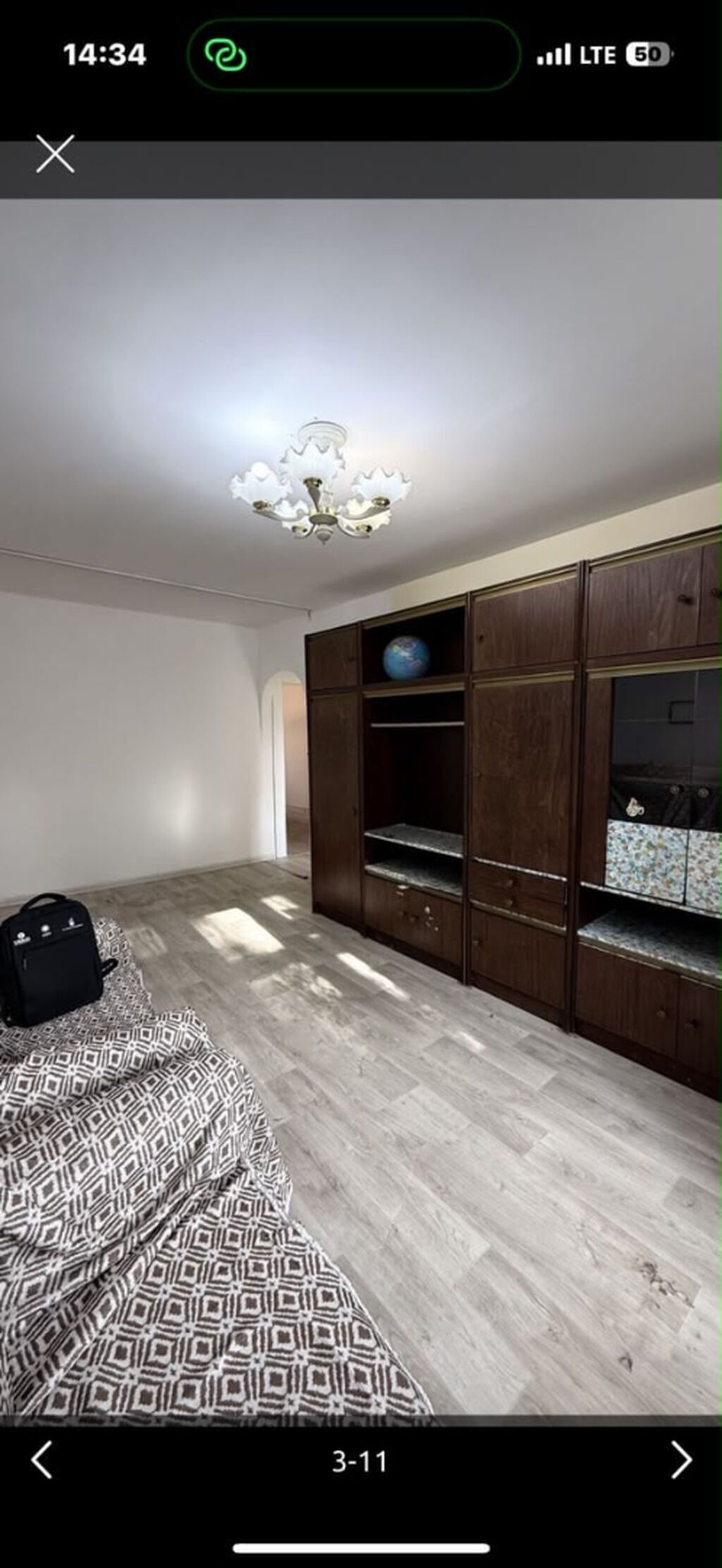 3 комнаты, 58 м², 4 мкр 104 серия, 4 этаж, Косметический ремонт: фото 1