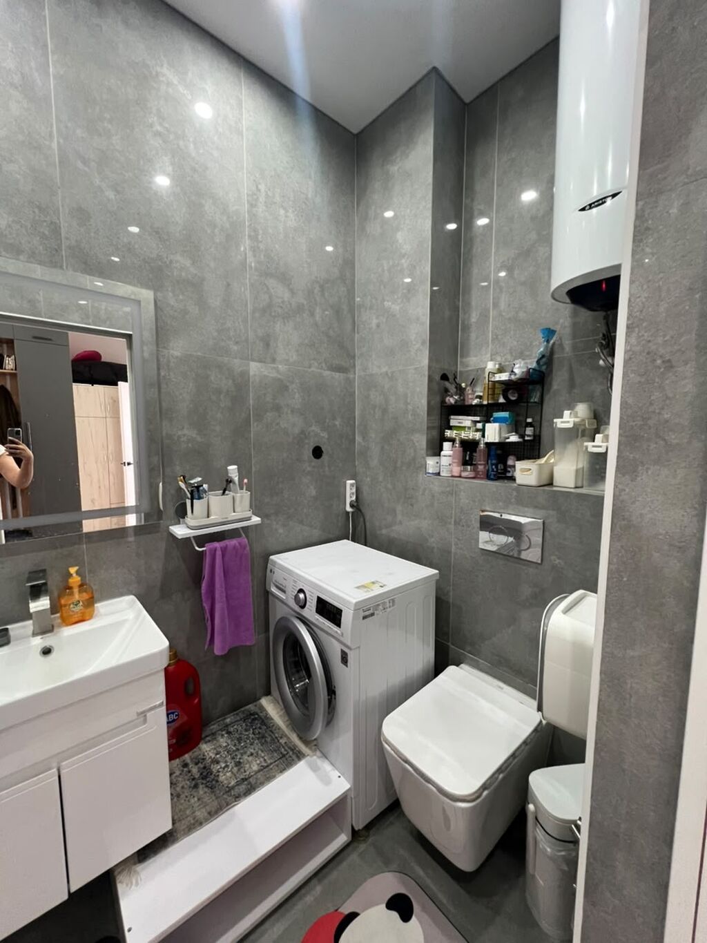 1 комната, 48 м², Кок-Жар ж/м 2 этаж, Дизайнерский ремонт: фото 6