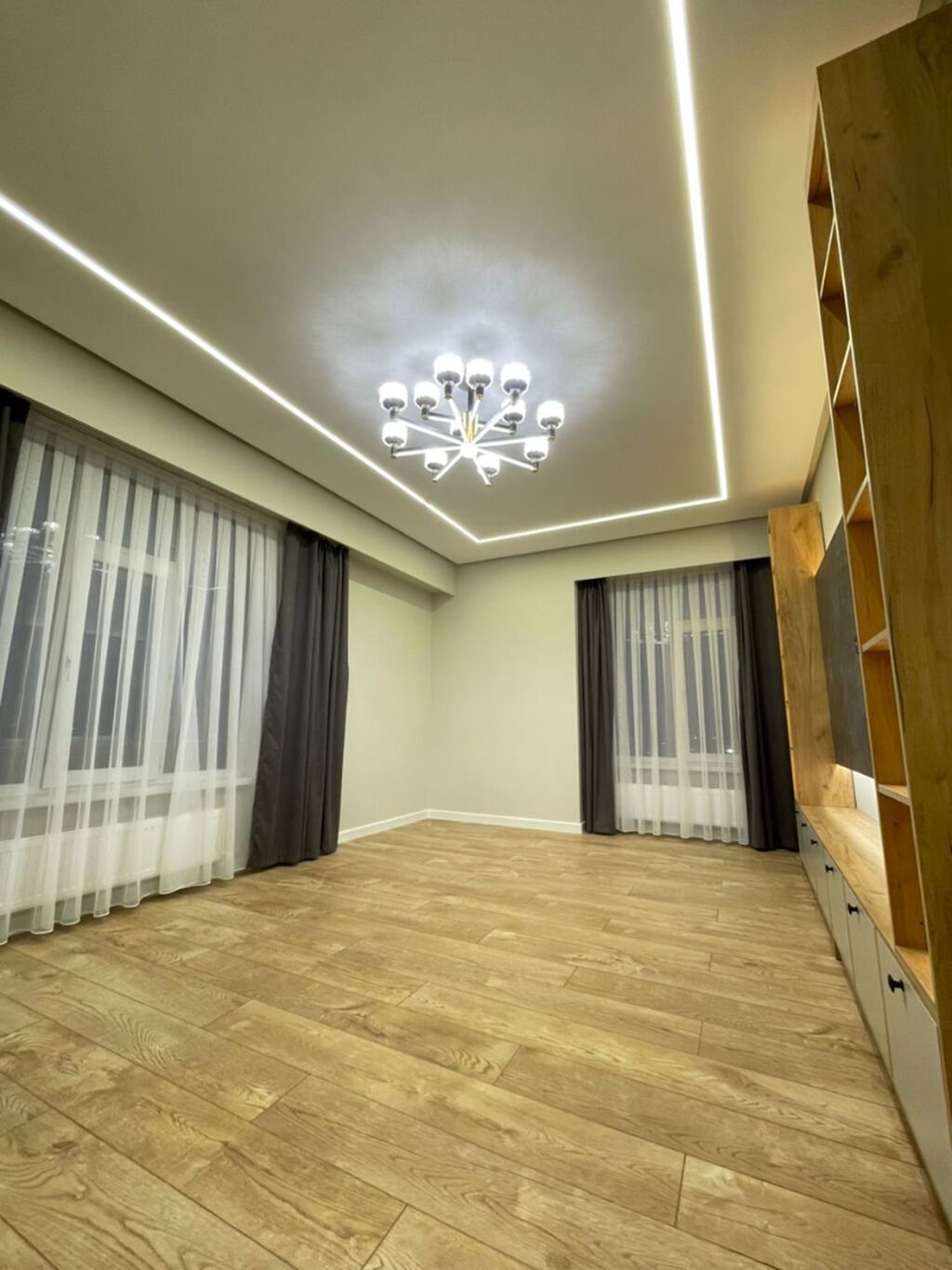 2 комнаты, 70 м², Кок-Жар мкр 12 этаж, Евроремонт: фото 3