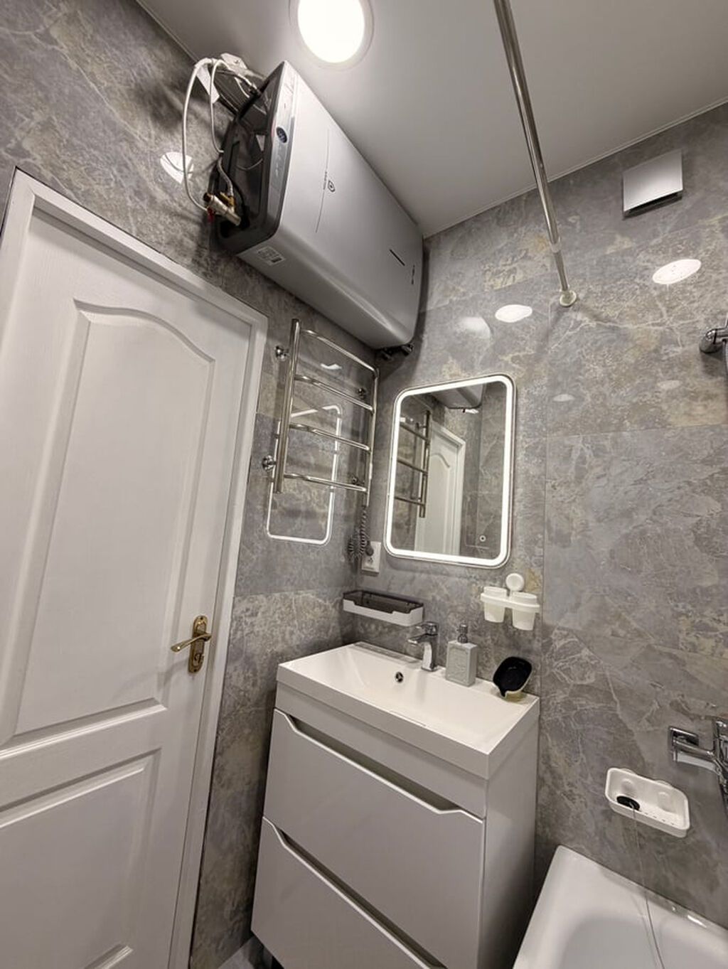 3 комнаты, 70 м², Учкун мкр 105 серия, 9 этаж, Косметический ремонт: фото 7