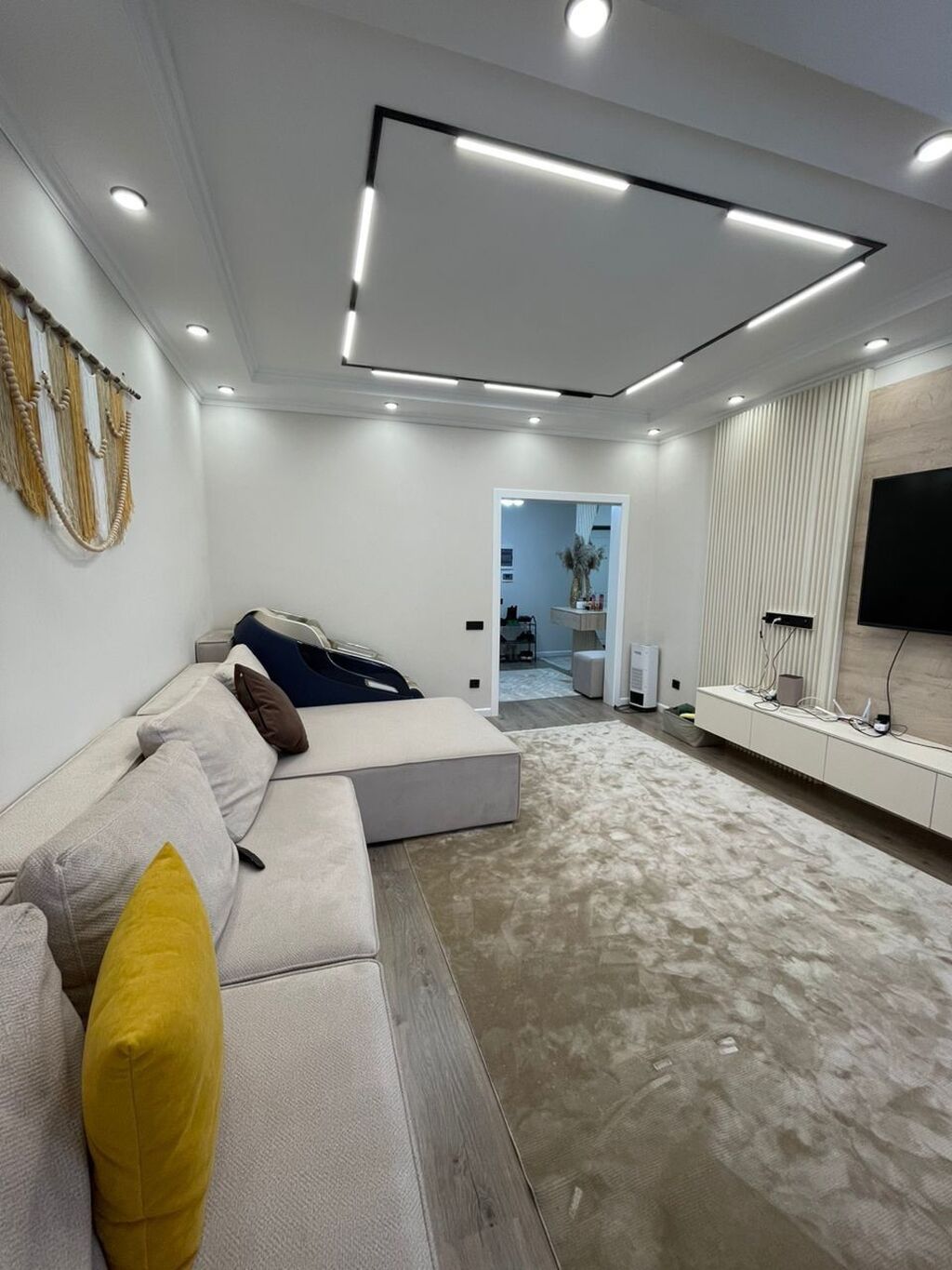3 комнаты, 90 м², Кок-Жар мкр Элитка, 11 этаж, Дизайнерский ремонт: фото 2
