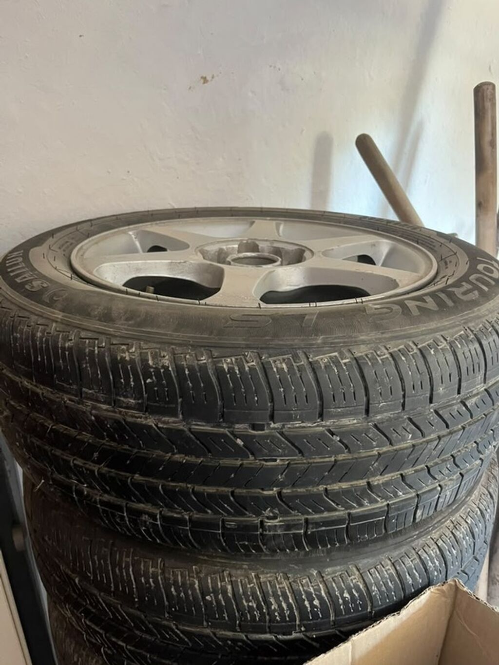 Комплект из 4 автомобильных колес в сборе: литые диски + шины. Диски: фото 3