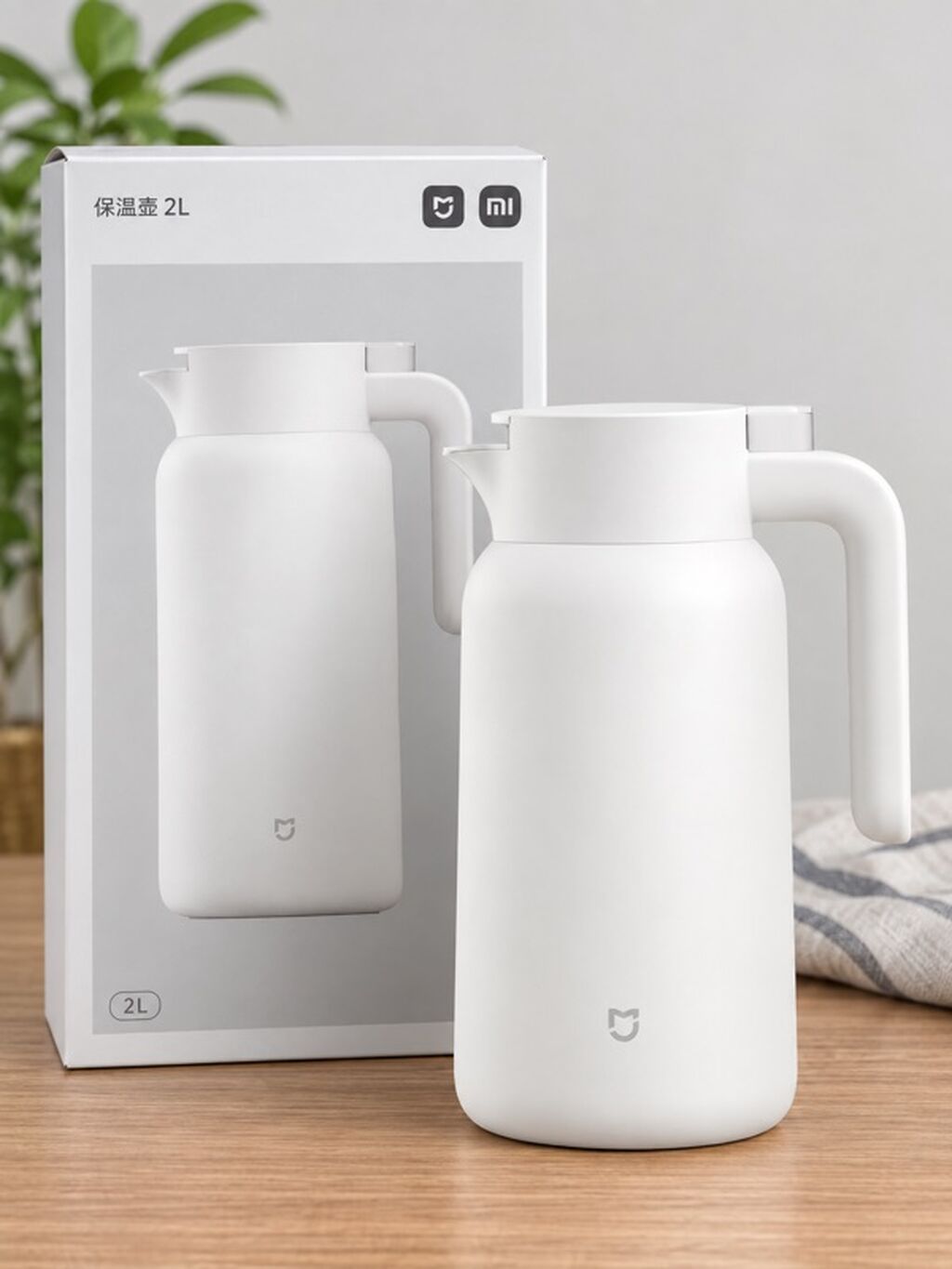 Термос-кувшин Xiaomi Mijia 2 л, белый: фото 2