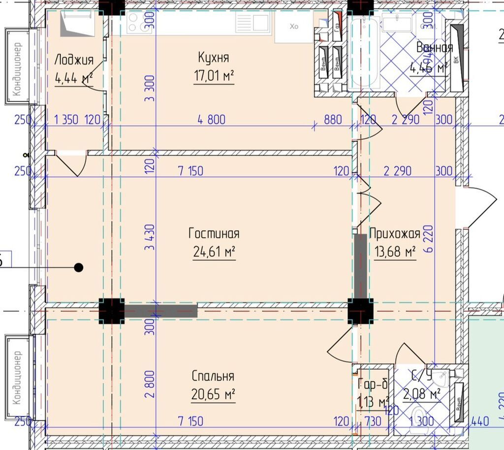 2 комнаты, 88 м², Азия Молл Элитка, 10 этаж: фото 4