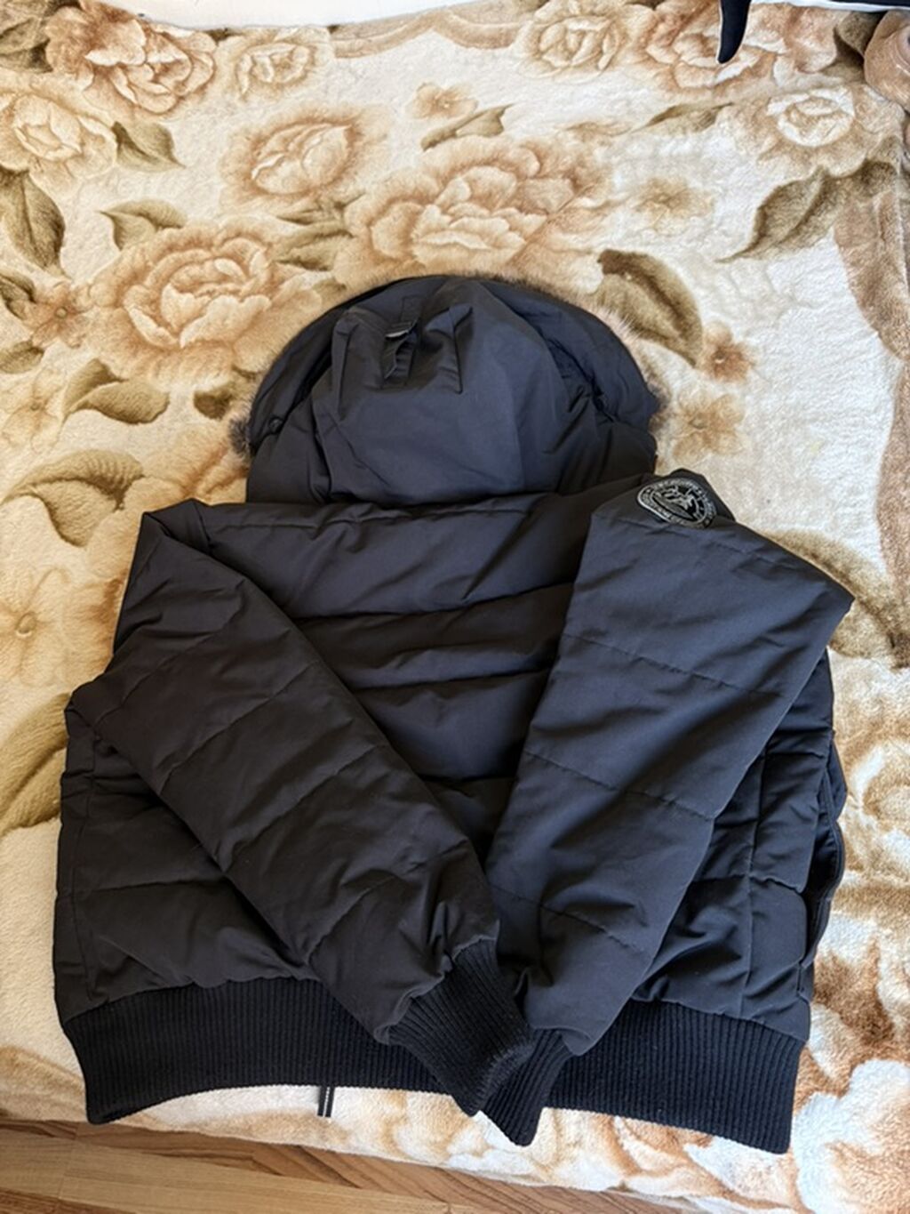 Мужская куртка, L, Superdry, Б/у, цвет - Черный, Самовывоз: фото 2