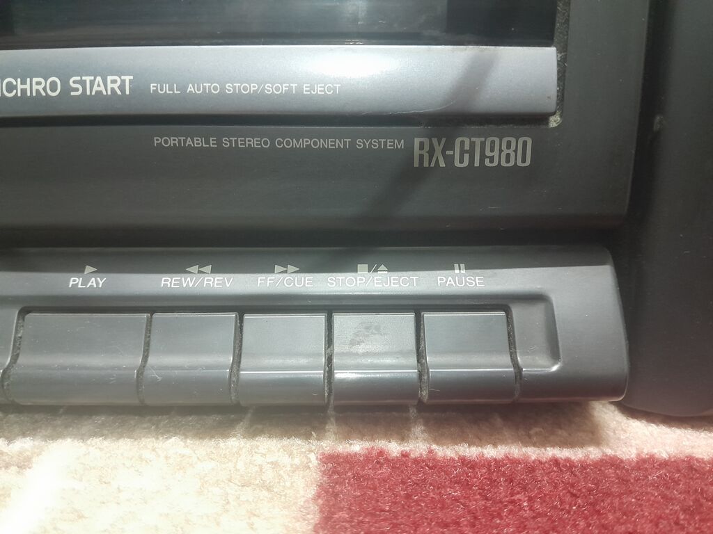 Портативная стереосистема Panasonic RX-CT980 с акустикой S-XBS: фото 6