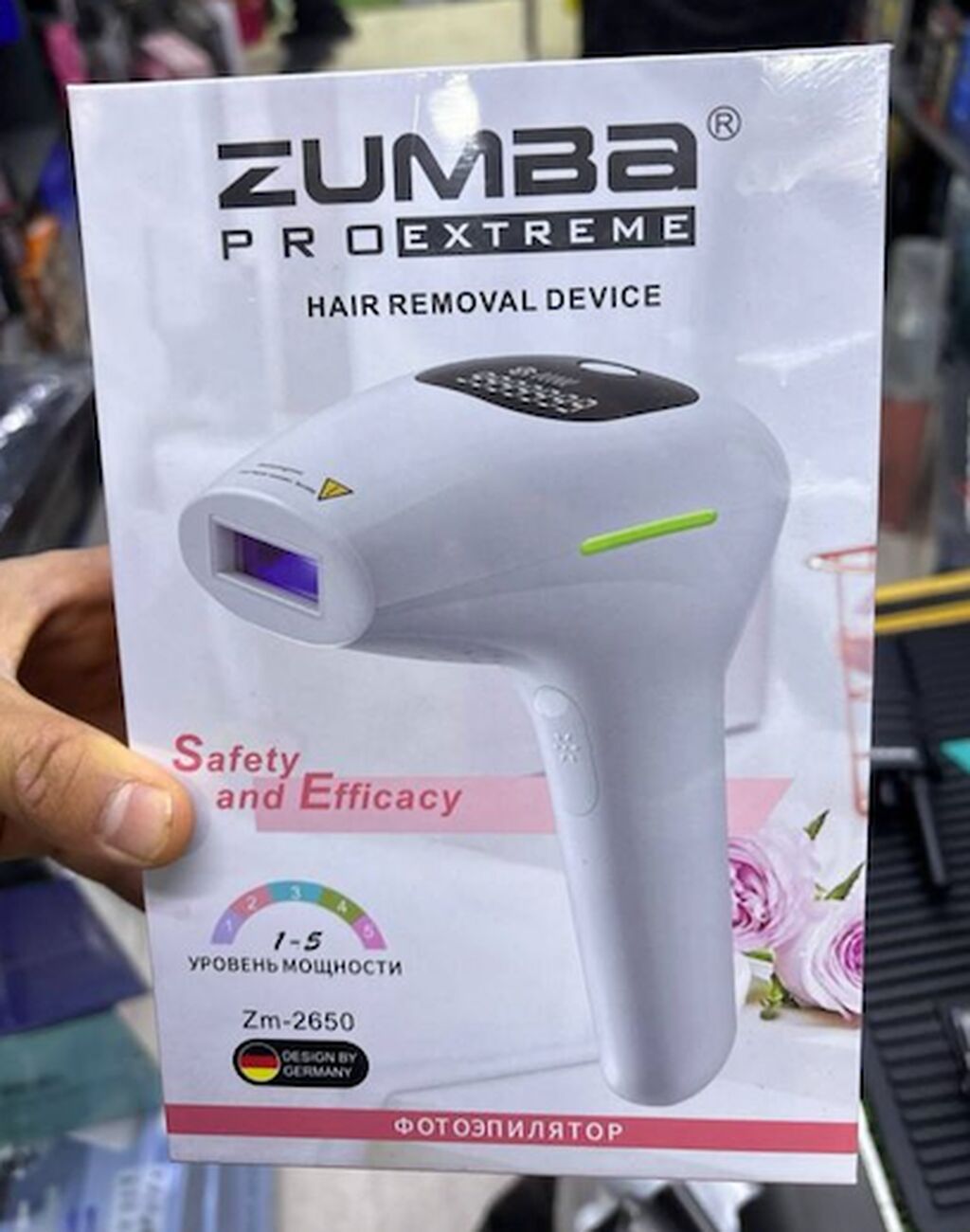 Фотоэпилятор Zumba Proextreme Hair Removal Device. Это устройство для: фото 1