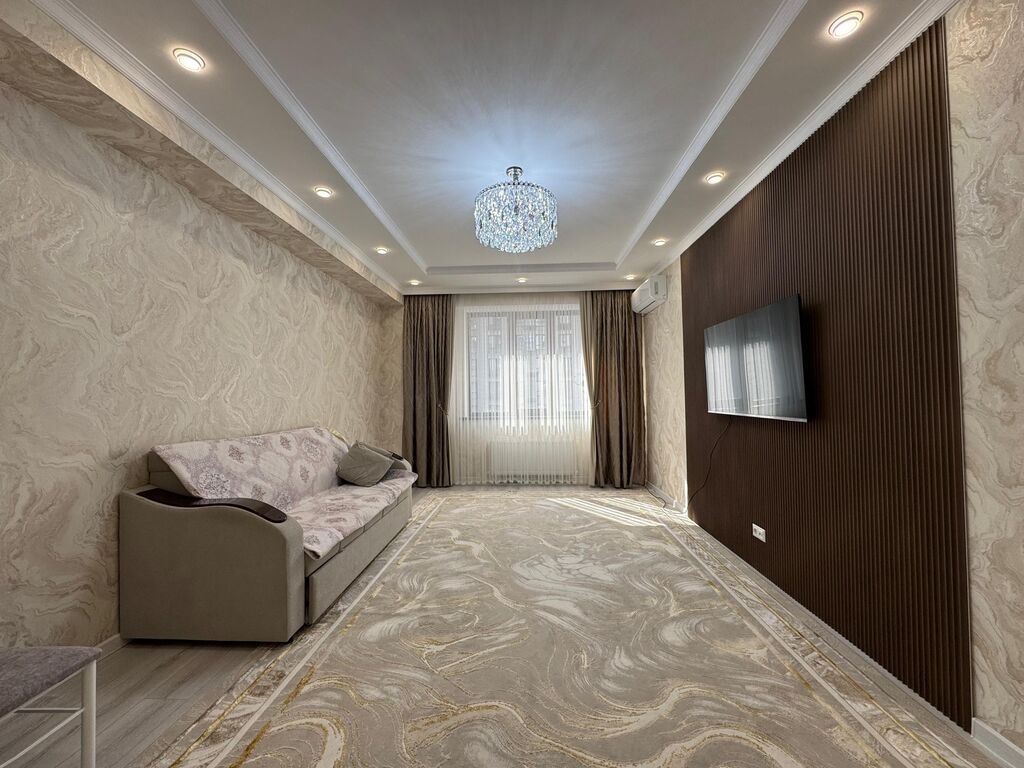 3 комнаты, 110 м², Асанбай мкр Элитка, 5 этаж, Дизайнерский ремонт: фото 3