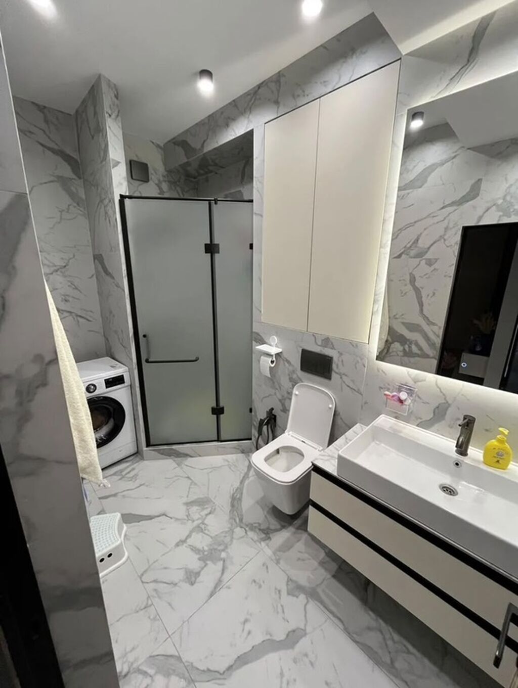 3 комнаты, 75 м², Асанбай мкр Элитка, 6 этаж, Дизайнерский ремонт: фото 4