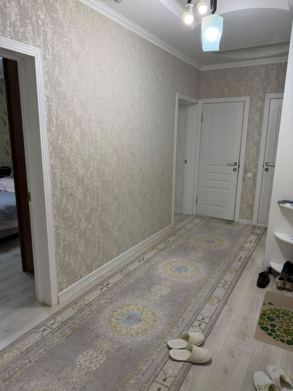 3 комнаты, 80 м², Асанбай мкр Элитка, 9 этаж, Свежий ремонт: фото 2