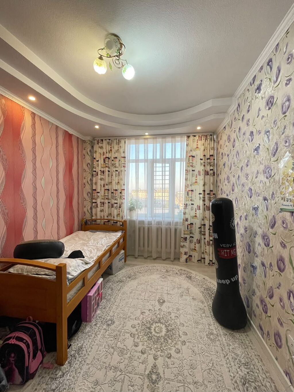 3 комнаты, 80 м², Асанбай мкр Элитка, 9 этаж, Свежий ремонт: фото 3