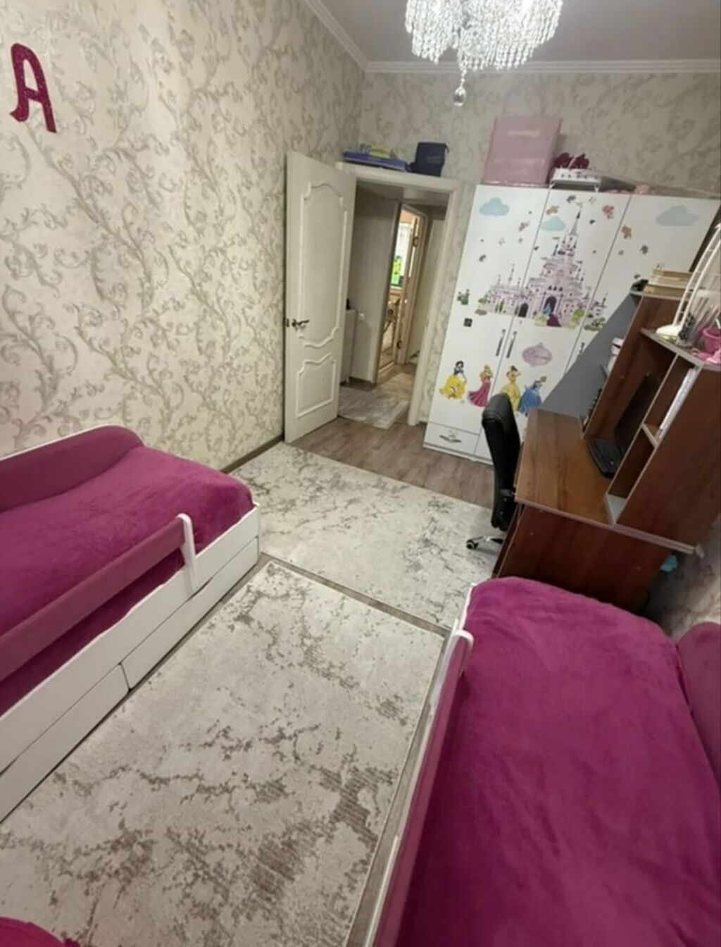 3 комнаты, 63 м², Аламедин-1 мкр 105 серия, 1 этаж, Евроремонт: фото 3