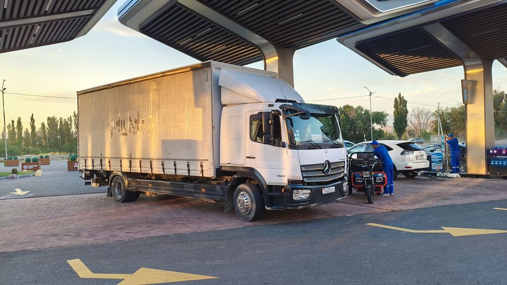 Грузоперевозки по всему Кыргызстану на Mercedes-Benz Atego - Объём: фото 7