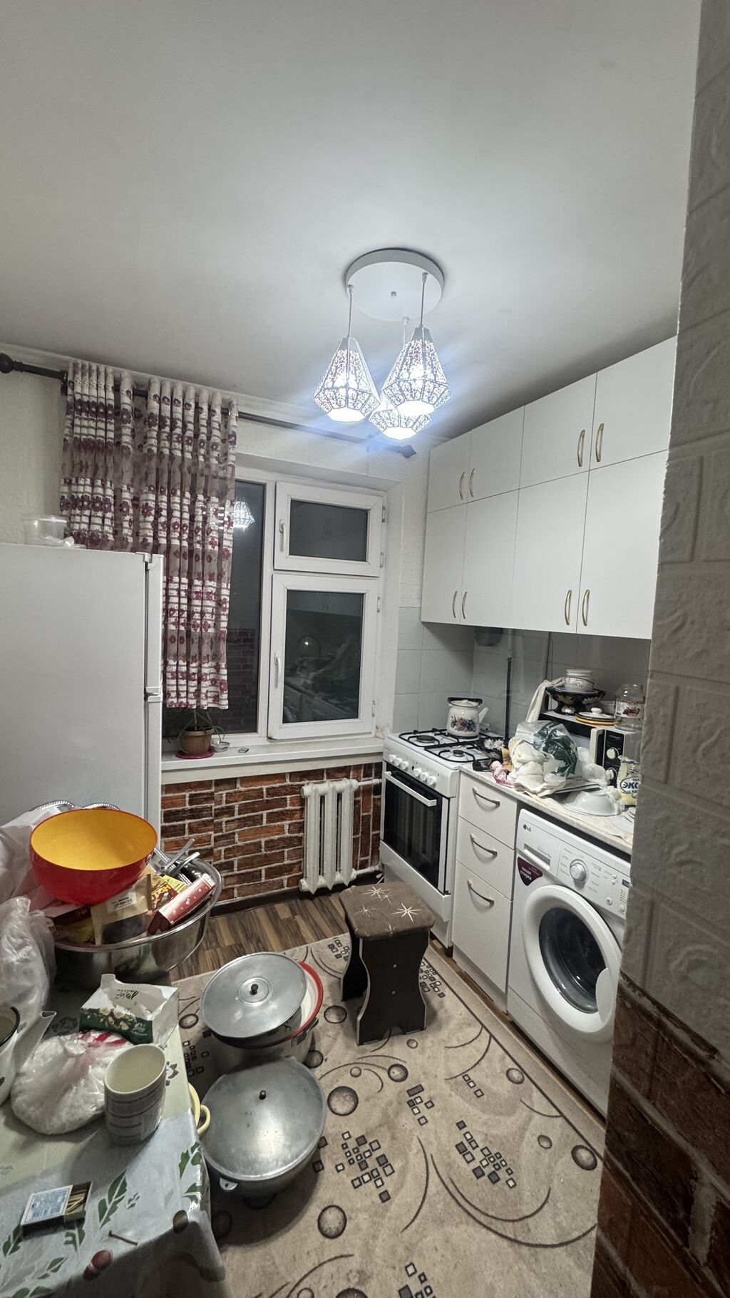 2 комнаты, 48 м², Кок-Жар мкр 104 серия, 5 этаж, Косметический ремонт: фото 2